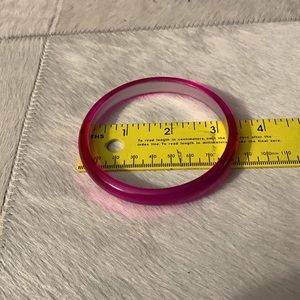 Pinkish/Purple  plastic/resin bracelet